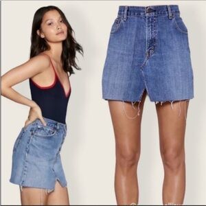 Levi’s 550 Skirt Denim Vintage Drifter After Party Nasty Gal Custom Re work